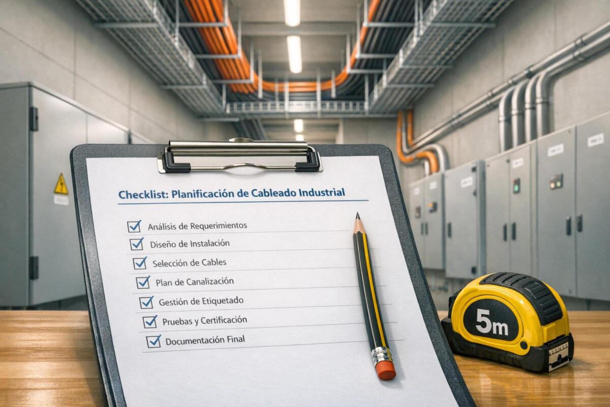 Checklist para Planificar Proyectos de Cableado Industrial