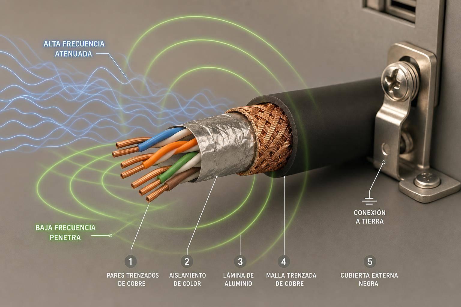 Blindaje de cables vs interferencias: ¿qué tan efectivo es?