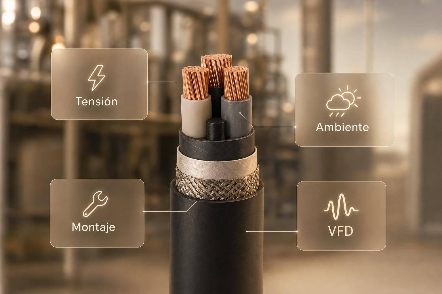 Cables de Potencia para Equipos de Proceso